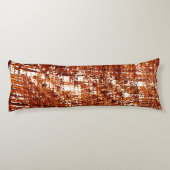 Kruislijnen en roestvierkant inkeping lichaamskussen (Achterkant)