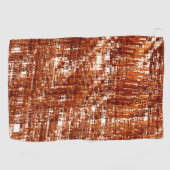 Kruislijnen en vierkante inkepingen golfhanddoek (Horizontaal)