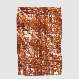 Kruislijnen en vierkante inkepingen golfhanddoek