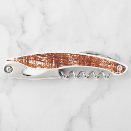 Kruislijnen en vierkante inkepingen kurkentrekker