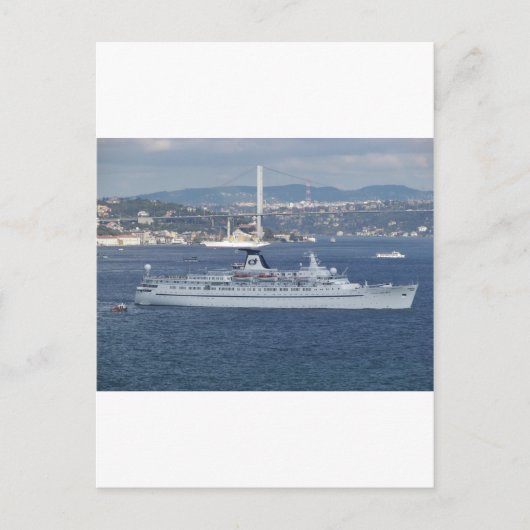Kruislijnvaart Briefkaart (Voorkant)