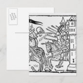 Kruismessen rijden uit om te vechten briefkaart (Voorkant / Achterkant)