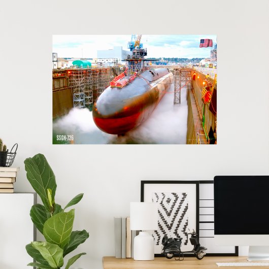 KRUISMISSIELABRIKANT - SSGN-726 POSTER (Thuiskantoor)