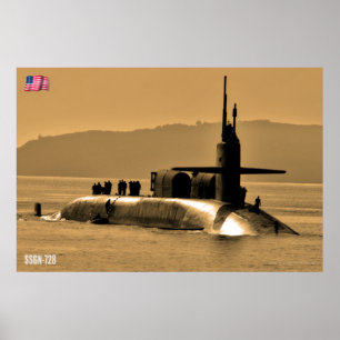KRUISMISSIELABRIKANT - SSGN-728 POSTER