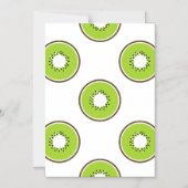 Kruismoes van Kiwi-vruchten Magnetische Uitnodiging (Voorkant)