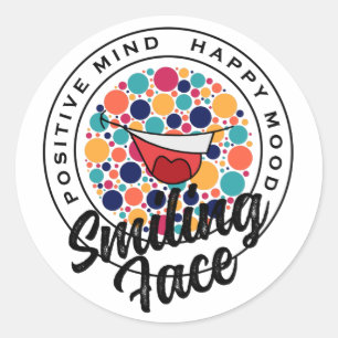 KRUISMOOD. RONDE STICKER