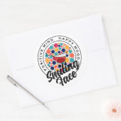 KRUISMOOD. RONDE STICKER (Envelop)