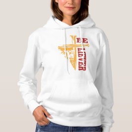 Kruisnagelontwerp van Jezus – Krachtig Christelijk Hoodie