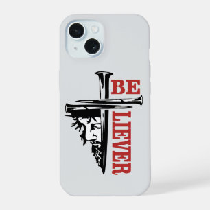 Kruisnagelontwerp van Jezus – Krachtig Christelijk iPhone 15 Case