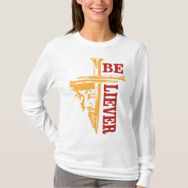 Kruisnagelontwerp van Jezus – Krachtig Christelijk T-shirt