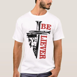 Kruisnagelontwerp van Jezus – Krachtig Christelijk T-shirt