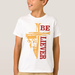 Kruisnagelontwerp van Jezus – Krachtig Christelijk T-shirt