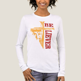 Kruisnagelontwerp van Jezus – Krachtig Christelijk Tri-Blend Shirt