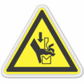 Kruisonderdeellabel met handmatige draaiing sticker (Voorkant)