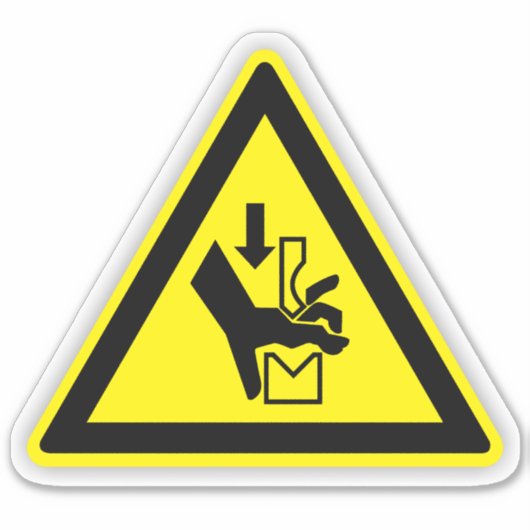 Kruisonderdeellabel met handmatige draaiing sticker (Voorkant)