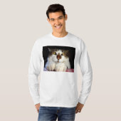 Kruisoogkat en luivogel t-shirt (Voorkant volledig)