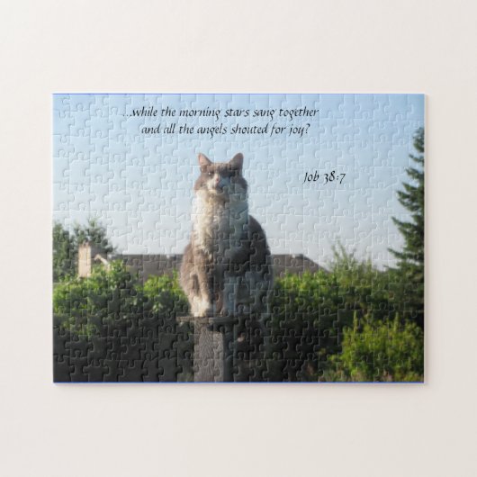 Kruisoogkat en taak 38:7 legpuzzel (Horizontaal)