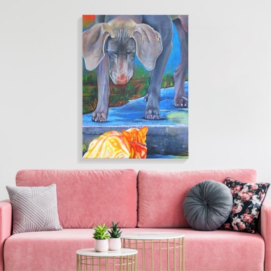 Kruispaden Canvas Afdruk (Insitu (Woonkamer))