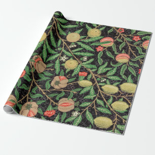 KRUISPAPIER : WILLIAM MORRIS : GRANAATAPPEL CADEAUPAPIER