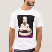 Kruispootfiguur met een baby, Olmec T-shirt (Voorkant)