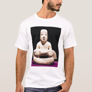 Kruispootfiguur met een baby, Olmec T-shirt