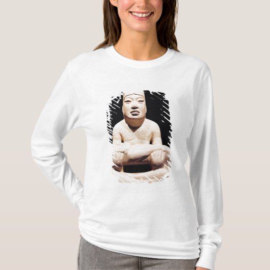 Kruispootfiguur met een baby, Olmec T-shirt (Voorkant)