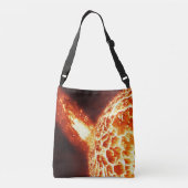 KRUISPOPPEN UIT VAN ROCK CROSSBODY TAS (Achterkant)