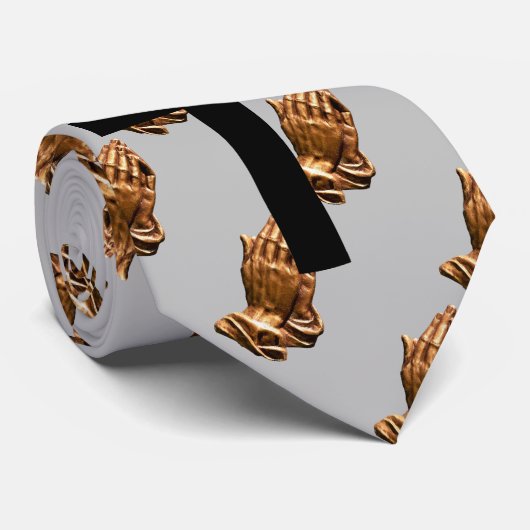 KRUISPRAYHANDEN STROPDAS (Opgerold)