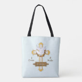Kruispunt 4 Religieus gegeven Tote Bag (Achterkant)