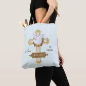 Kruispunt 4 Religieus gegeven Tote Bag (Dichtbij)
