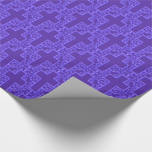 kruispunt-9-Paars Cadeaupapier (Hoek)
