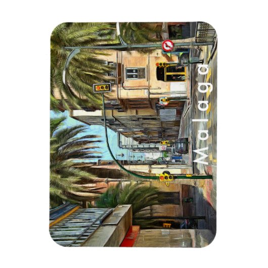 Kruispunt in de zuidelijke stad. magneet (Verticaal)