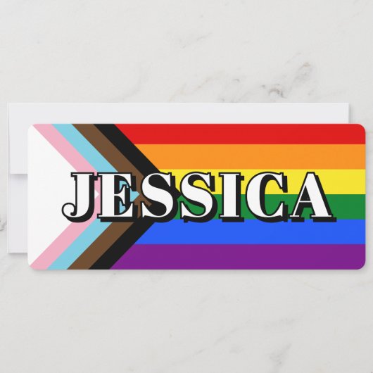 Kruispunt Pride Vlag Naam Opmerkingen Bladwijzer (Voorkant)