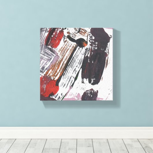 Kruispunten Abstract Canvas Afdruk (Insitu (Houten vloer))