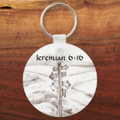 Kruispunten, Jeremia 6:16 Sleutelhanger (Voorkant)