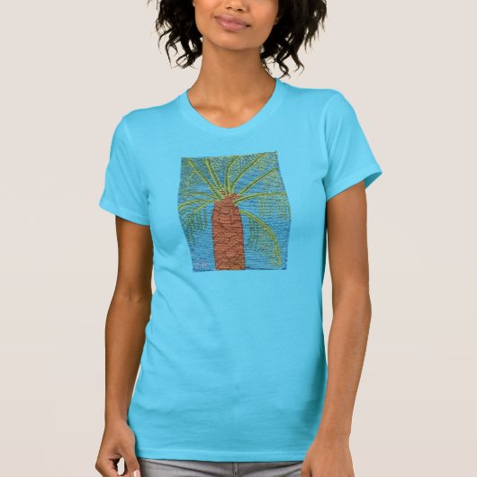 Kruispuntpalmboom van Julia Hanna T-shirt (Voorkant)