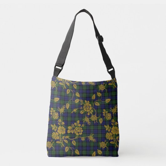 Kruispuntstukjes Tas in Blackwatch Rococo Tartan (Voorkant)