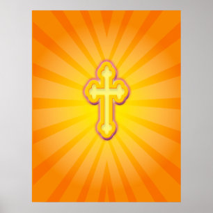 KRUISRAYS EN ZON POSTER