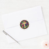 Kruisronde stickers (Envelop)