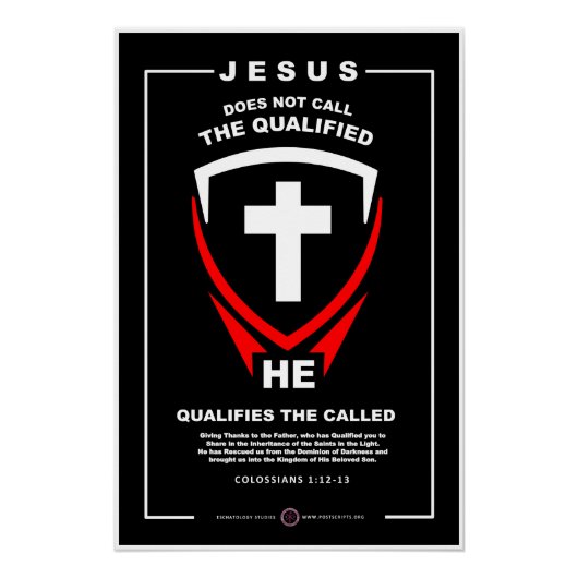 Kruisschild Perfect Poster (Voorkant)