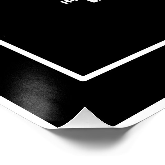 Kruisschild Perfect Poster (Hoek)