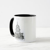 Kruissectie van de kathedraal van St. Paul Mok (Voorkant links)