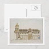 Kruissectie van de St. Jacques-kerk in Brussel Briefkaart (Voorkant / Achterkant)