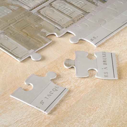 Kruissectie van de St. Jacques-kerk in Brussel Legpuzzel (Zijkant)