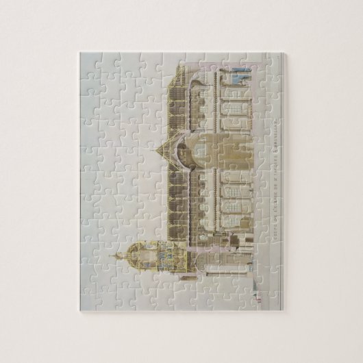 Kruissectie van de St. Jacques-kerk in Brussel Legpuzzel (Verticaal)