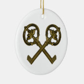 kruissleutels keramisch ornament (Rechts)