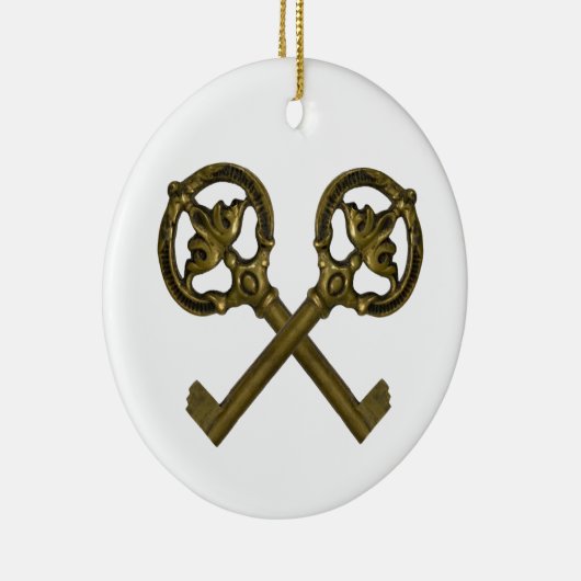 kruissleutels keramisch ornament (Rechts)