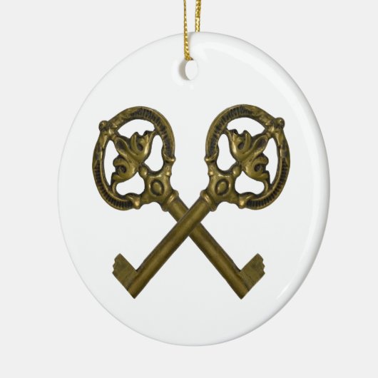 kruissleutels keramisch ornament (Links)