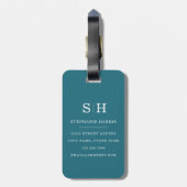 Kruissschip Bagage Label (Achterkant verticaal)