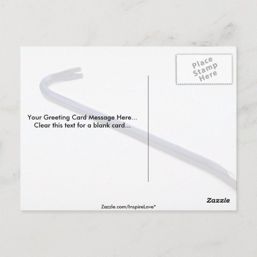 Kruisstang Briefkaart (Achterkant)